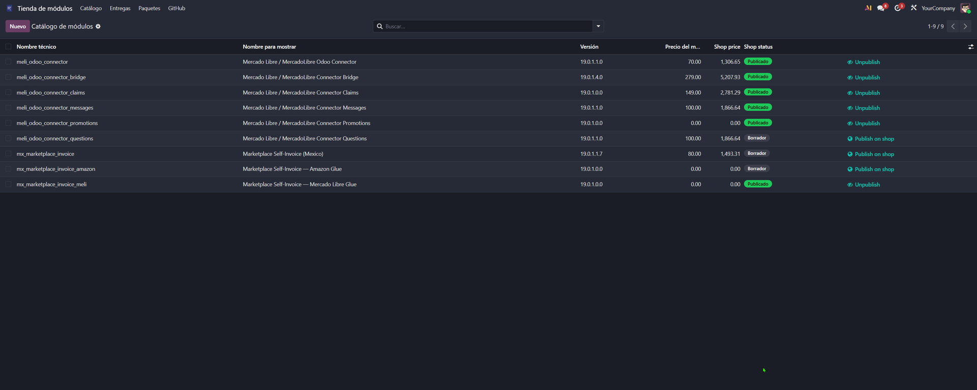 Odoo Module Store